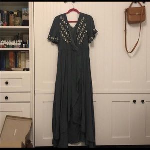 Jodifl Boho Flowy Midi Dress size M